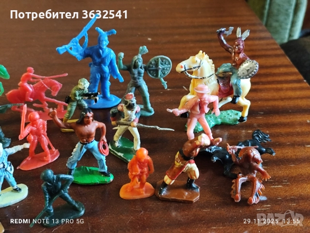 Продавам 24бр СОЦ фигурки , индианците и войници., снимка 3 - Колекции - 52678618
