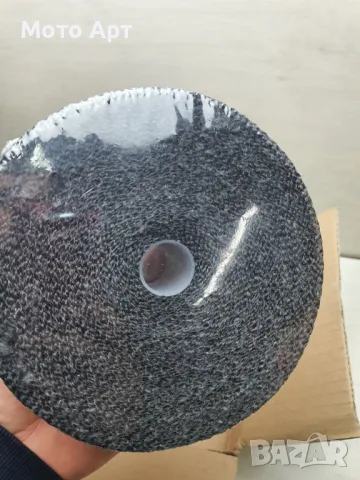 Сиво Черна Ролка за увиване на Ауспух тръби на мотоциклет мотор Мото Аксесоар, снимка 2 - Аксесоари и консумативи - 48801902