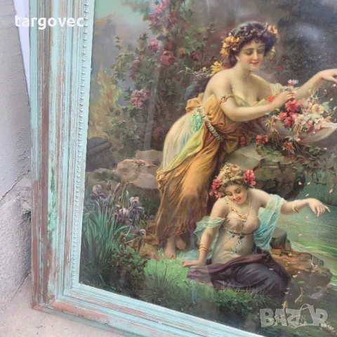 голяма цветна литография, снимка 3 - Декорация за дома - 49296884