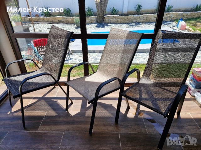 Градински столове 3бр., снимка 2 - Градински мебели, декорация  - 51080759