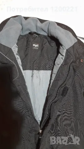 Черно мъжко яке H2O, снимка 4 - Якета - 48169240