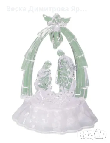 Коледна светеща фигурка „Сцена от Рождество Христово“, снимка 5 - Други - 47907176