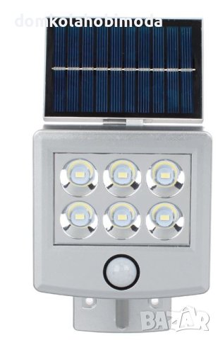 Соларен фенер със сензор за движение, за стена, настолен, за окачване,10х7х20 см, снимка 3 - Соларни лампи - 40456046