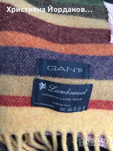 Gant мек шал 100% вълна, снимка 2 - Шалове - 52895859