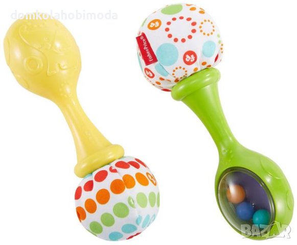 Комплект от 2 дрънкалки Fisher Price, снимка 2 - Дрънкалки и чесалки - 41813713