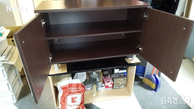 Офис шкаф цвят палисандър - орех 103/50/височина 65см, снимка 7 - Шкафове и рафтове - 41462752