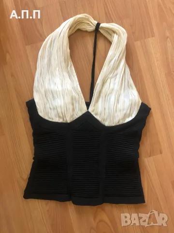 Елегантен потник BL!P , снимка 3 - Корсети, бюстиета, топове - 48327758