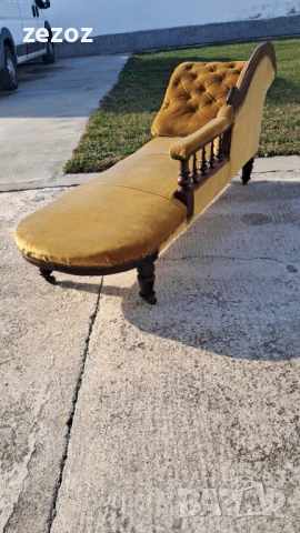 Антикварен диван лежанка, снимка 7 - Дивани и мека мебел - 52570313