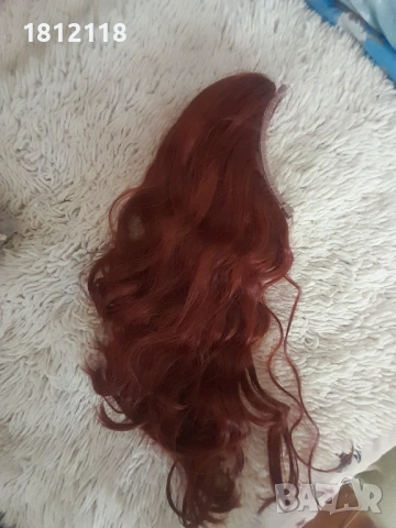 Червена опашка за коса на шнола , снимка 3 - Аксесоари за коса - 53676542