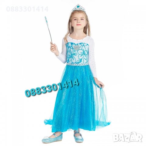 Рокля Елза Замръзналото кралство Frozen , снимка 9 - Детски рокли и поли - 34456068