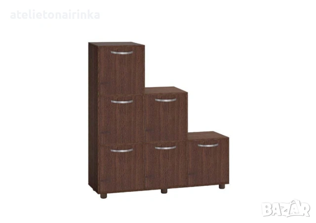 Етажерка Кубо 6 с шест вратички, снимка 7 - Етажерки - 53873299