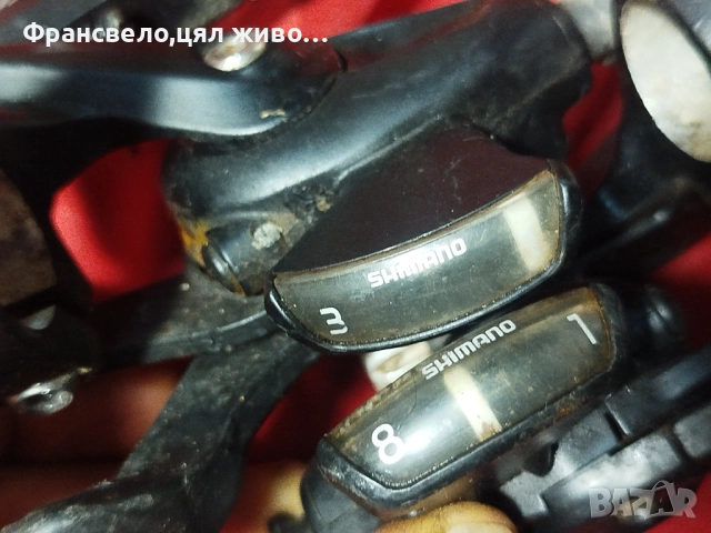 Команди 24 скорости за велосипед колело Shimano alivio st Mc 20, снимка 2 - Части за велосипеди - 52595823