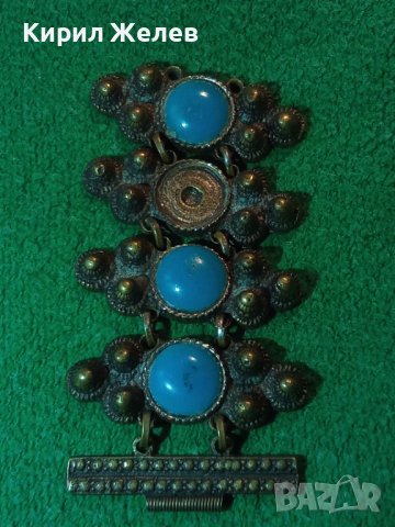 ЧАСТ от СТАРА БРОНЗОВА ЕТНОГРАФСКИ СТИЛ ГРИВНА 24919, снимка 3 - Антикварни и старинни предмети - 34367809