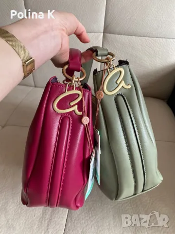 Оригинална дамска чанта в овална форма, снимка 2 - Чанти - 49245426