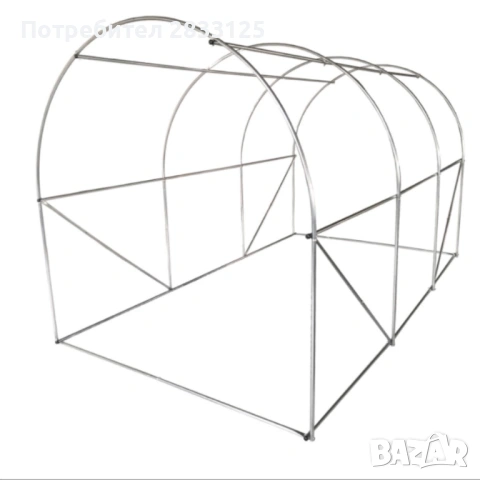 Здрава конструкция за оранжерия - поцинковани тръби и лесен монтаж, снимка 16 - Оранжерии - 53642895