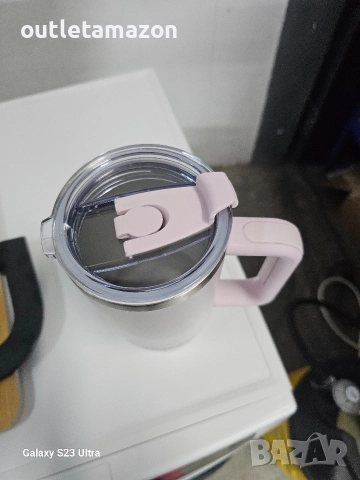 Термос -чаша IronMaxx 1.2L, Тънък модерен дизайн от неръждаема стомана, снимка 5 - Други стоки за дома - 52885566