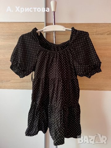 PULL& BEAR рокля на точки, снимка 1