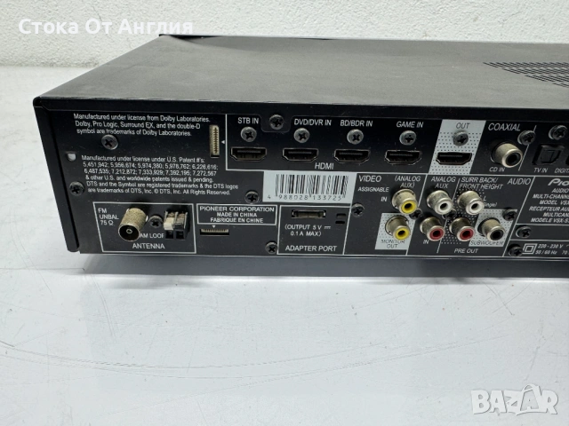 Ресийвър - Pioneer VSX-S300-K , снимка 6 - Ресийвъри, усилватели, смесителни пултове - 53807854