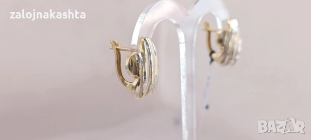 Нови Златни обеци-1,90гр/14кр, снимка 3 - Обеци - 51451119