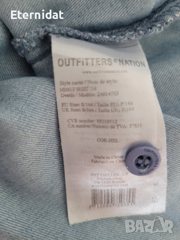 Дънкова риза , снимка 5 - Ризи - 44679788