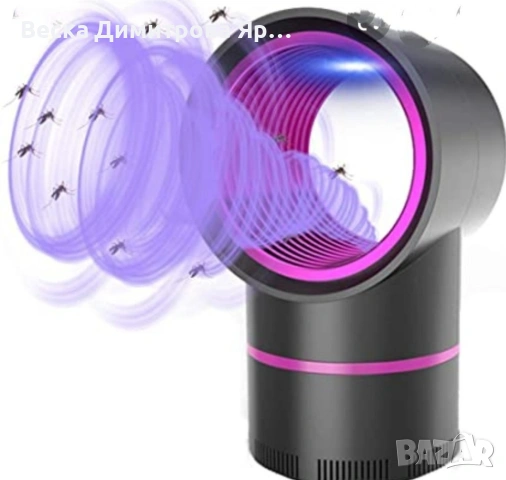 Лампа против комари, USB зареждане, улавя до 20 квадратни метра, снимка 3 - Друга електроника - 53139456