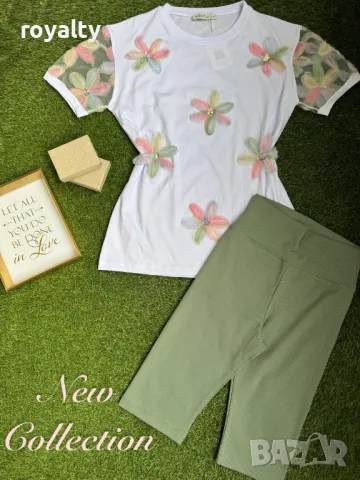 Памучни дамски комплекти , снимка 5 - Спортни екипи - 49756087