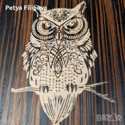 Ръчно изработена кутия за табла, снимка 6 - Колекции - 53707510