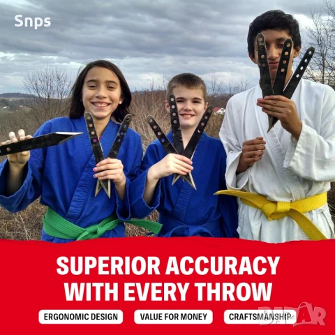 Ножове за хвърляне Condor Half Spin Knife Set, снимка 5 - Ножове - 44050940