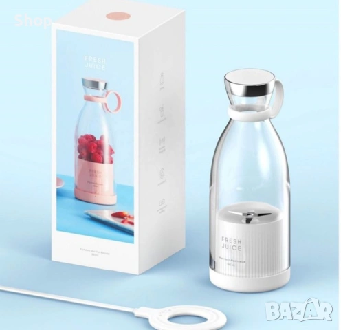 -28% 🫙🫧 Бутилка блендер ✨ ТОП НОВ ПРОДУКТ ✨ ХИТ ✨, снимка 10 - Блендери - 53661933