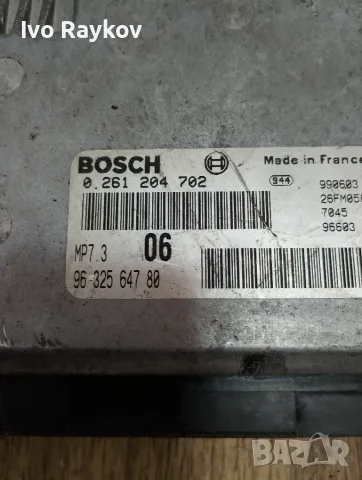 Компютър , ECU PEUGEOT 806 2.0 ,  FIAT ULYSSE  9632564780 , 0261204702 , снимка 2 - Части - 56056735