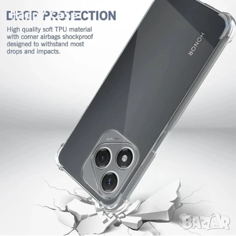 Honor 400 Pro / 400 Lite / 400 / Удароустойчив TPU силиконов прозрачен кейс гръб калъф, снимка 12 - Калъфи, кейсове - 50179835