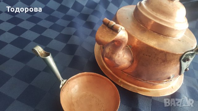 Чайник джезве от бакър-, снимка 6 - Колекции - 36003363