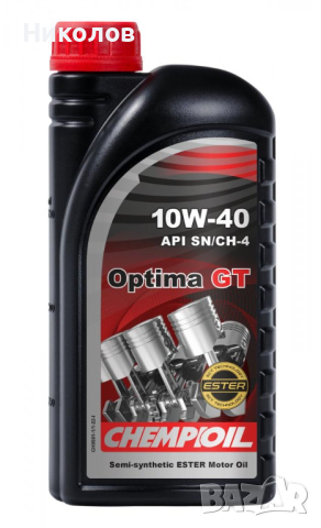 Моторно масло CHEMPIOIL 10W-40 Optima GT - 4л., снимка 2 - Аксесоари и консумативи - 44774347