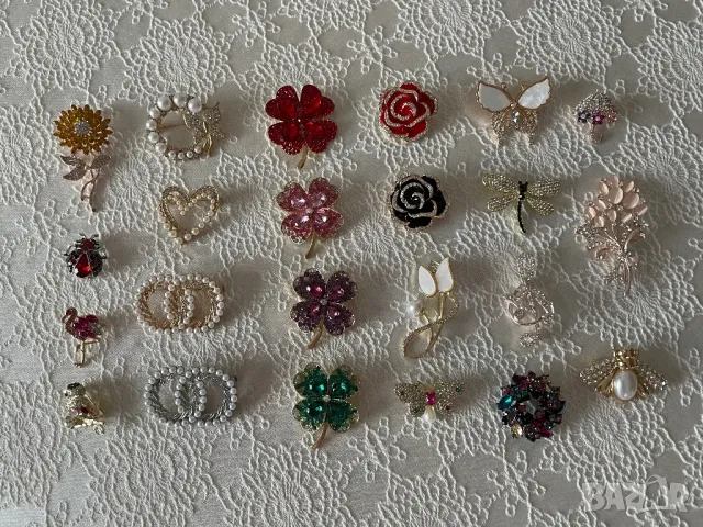Красиви нови брошки, снимка 4 - Други - 48462081