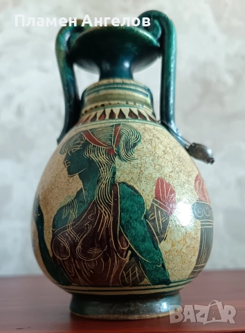 Древногръцка ваза, амфора-сувенир. , снимка 9 - Вази - 52916850