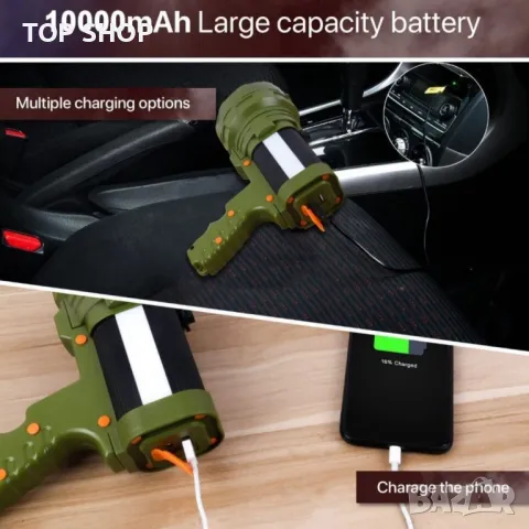 Прожектор с 10 000 лумена, снимка 6 - Друга електроника - 48723895