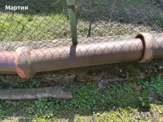 Стари керамични канализационни тръби (ВиК) + коляно