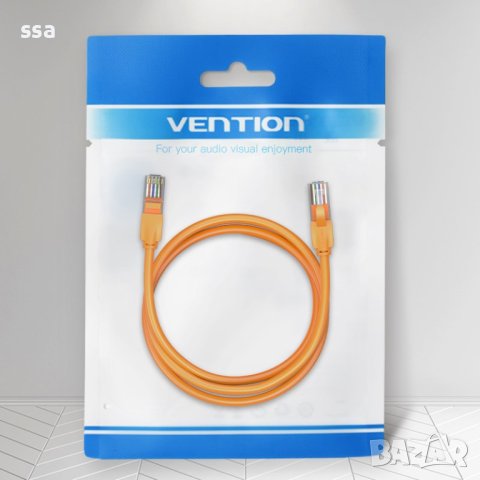 Vention Кабел LAN UTP Cat.6 Patch Cable - 2M Orange - IBEOH, снимка 10 - Кабели и адаптери - 44231332