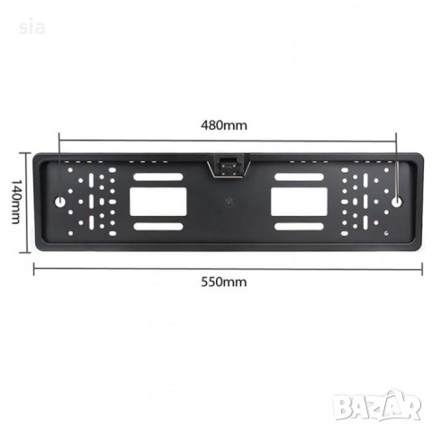Стойка за регистрационен номер с камера и парктроник, снимка 3 - Аксесоари и консумативи - 29698395