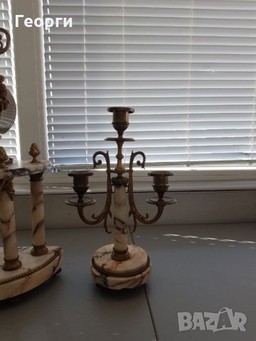 Френски антикварен каминен часовник , снимка 4 - Антикварни и старинни предмети - 34829466