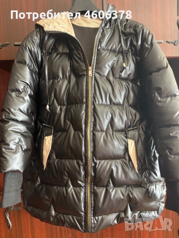 Ново черно зимно яке ХЛ