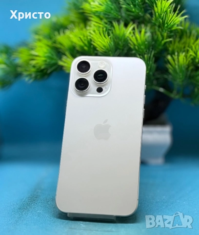 Apple iPhone 15 Pro Max, 256GB, 5G, White Titanium , снимка 4 - Apple iPhone - 51780247