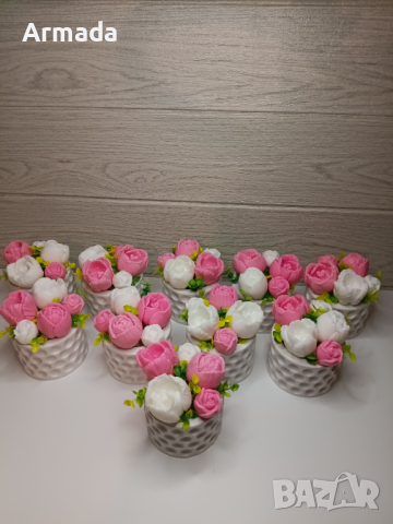 Ароматни Букети от глицеринов сапун , снимка 14 - Изкуствени цветя - 44750138