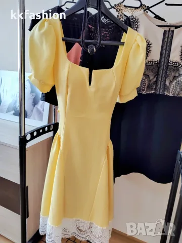 Лятна жълта рокля , снимка 2 - Рокли - 56041783