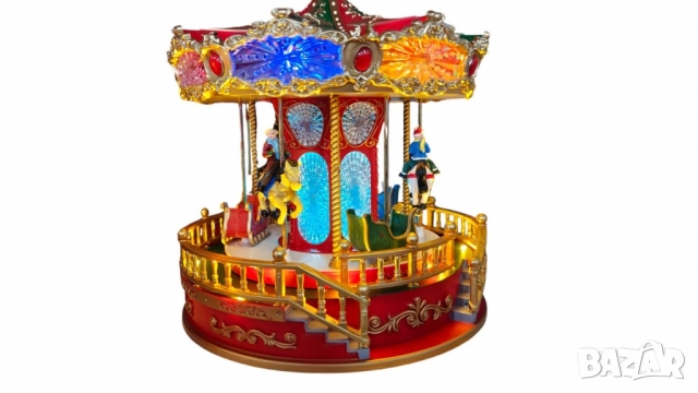 Музикална коледна въртележка, снимка 2 - Музикални играчки - 52804070