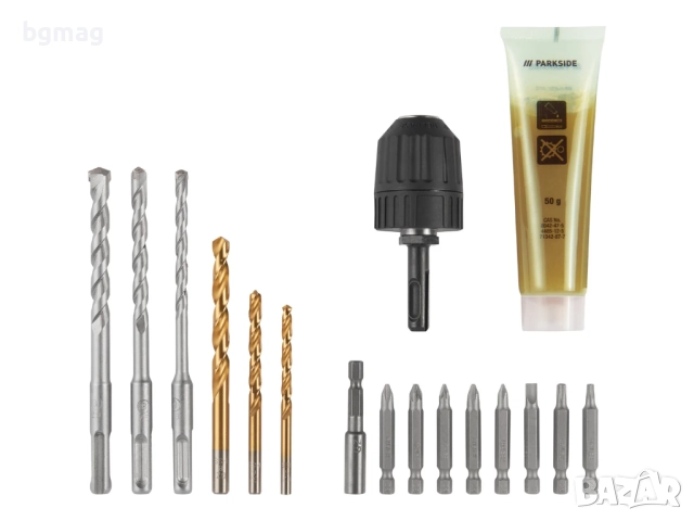 Parkside 20V акумулаторен перфоратор PABH 20-Li D4, снимка 10 - Перфоратори - 51878929