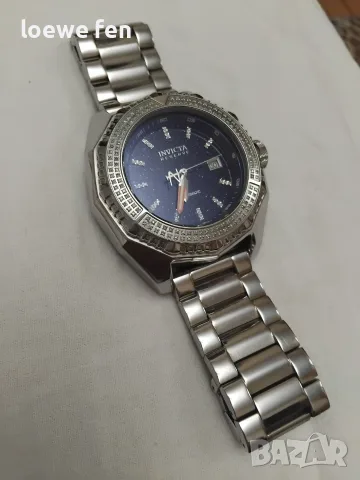 Invicta Akula Automatic Автоматик с истински диаманти по безела и циферблата! 54 мм каса!