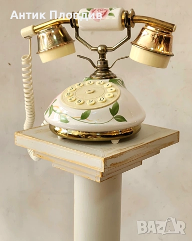 Декоративен винтидж телефон, снимка 2 - Декорация за дома - 53722343