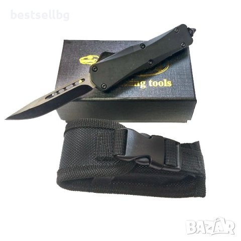 Автоматичен нож Microtech тактически за самозащита оцеляване планина, снимка 2 - Ножове - 41756909