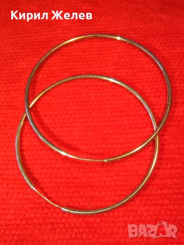 КЛАСИЧЕСКИ СТИЛЕН МОДЕЛ СРЕБЪРНИ ОБЕЦИ ВИСОКА ПРОБА СРЕБРО РЪЧНА МАЙСТОРСКА ИЗРАБОТКА 38746, снимка 4 - Обеци - 41730123